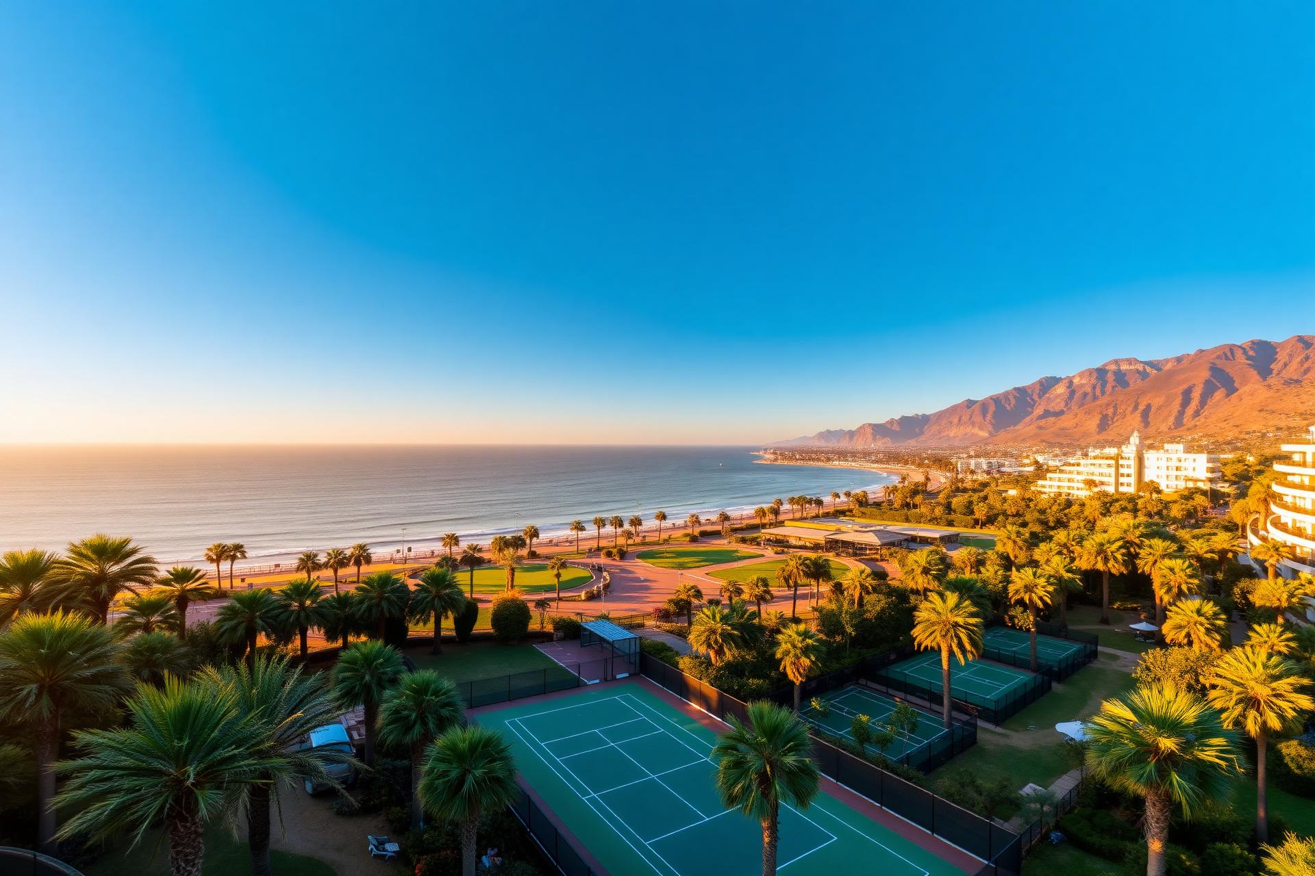 Marbella coast and sports facilities
